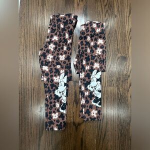 Bundle Zara Minnie Mouse Girls Leggings Brown